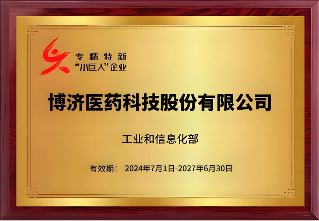 國(guó)家級(jí)專精特新“小巨人”企業(yè)